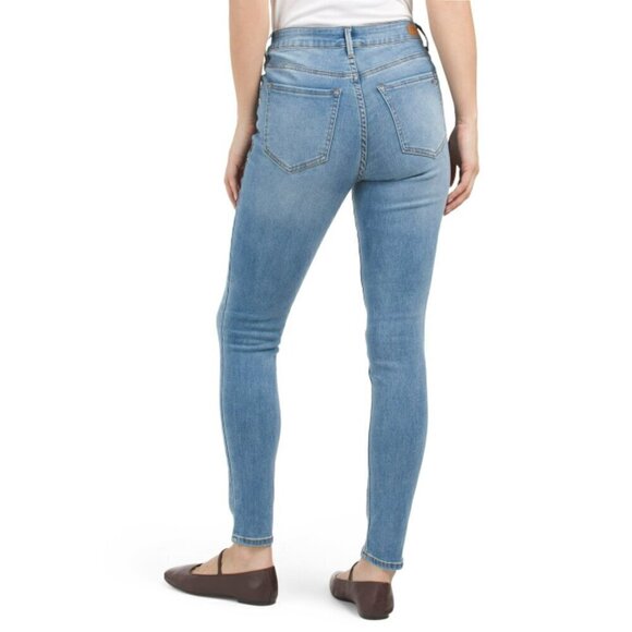 NWT SEVEN7 Women's High Rise Chevron Details Denim Skinny Ankle Jeans - Picture 5 of 7